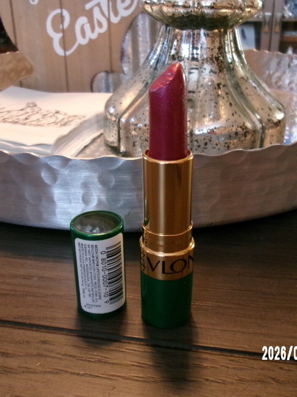 VINTAGE REVLON MOON DROPS LIPSTICK 450 AMETHYST SMOKE FROST LOTS OF LIFE LEFT